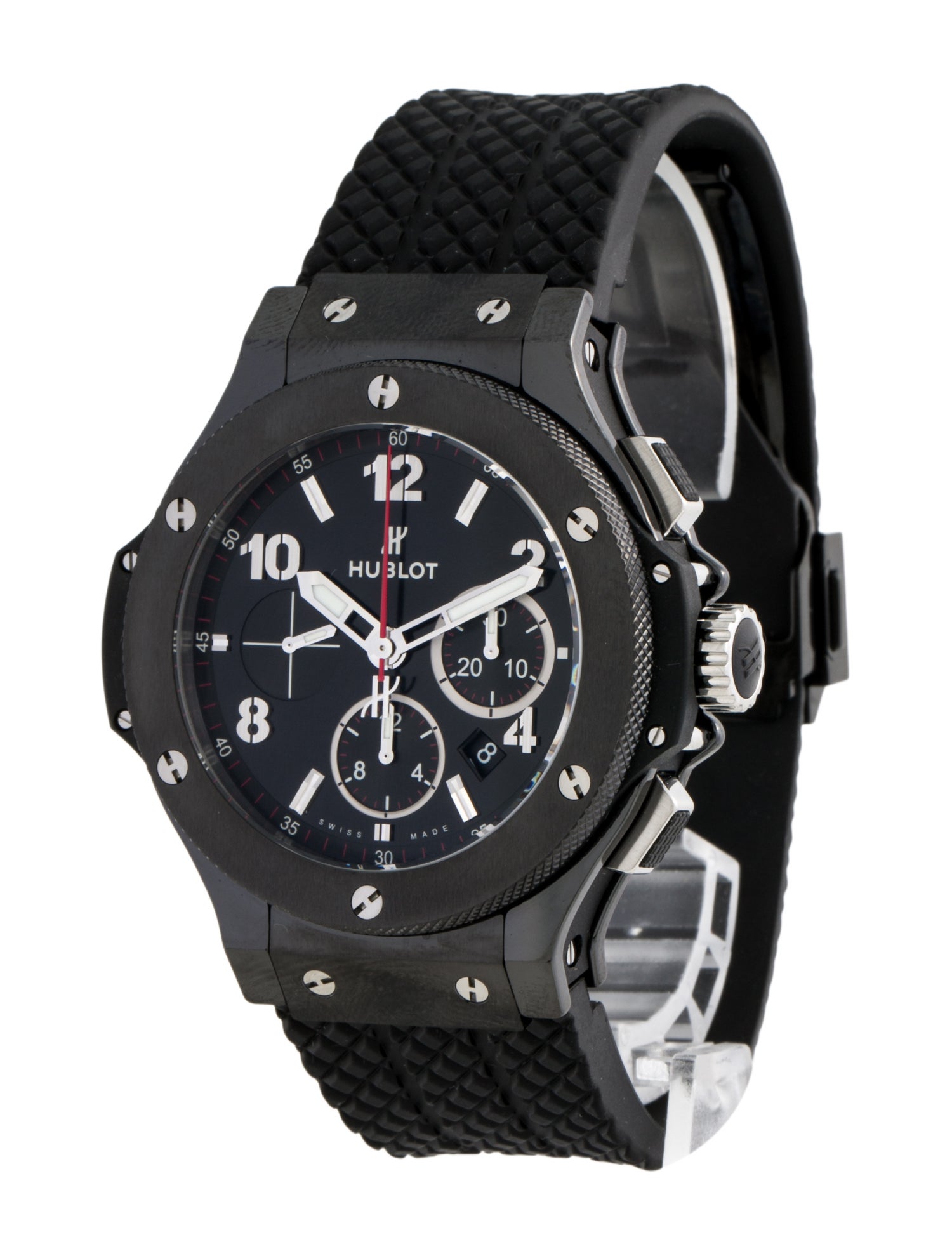 Hublot Original Black Magic Chronograph Watch
