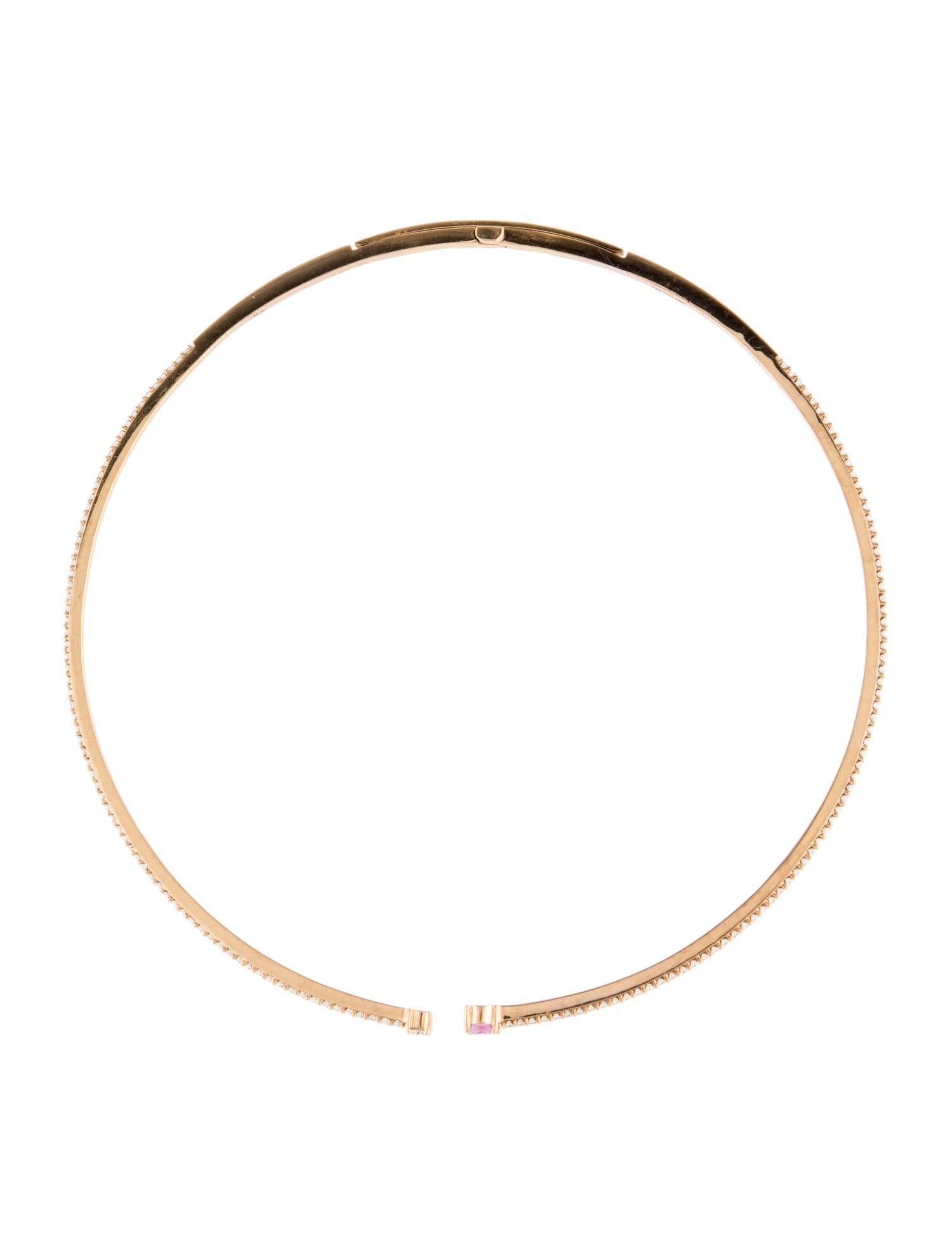 Hueb 18K Sapphire & Diamond Spectrum Choker Necklace