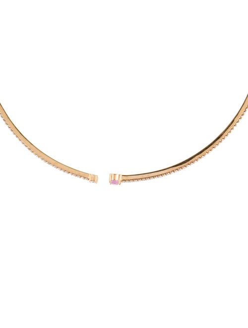 Hueb 18K Sapphire & Diamond Spectrum Choker Necklace