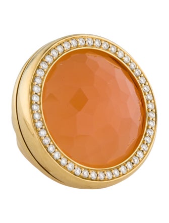 Hueb 18K Multistone Chameleon Cocktail Ring