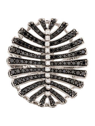 Hueb 18K 3.90ctw Diamond Apus Cocktail Ring