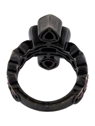 Hueb 18K 8.30ctw Ruby Astro Cocktail Ring