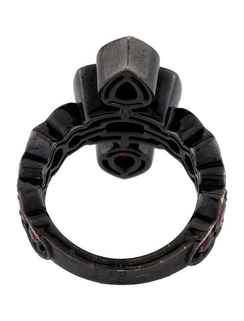 Hueb 18K 8.30ctw Ruby Astro Cocktail Ring