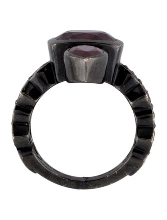 Hueb 18K 8.30ctw Ruby Astro Cocktail Ring