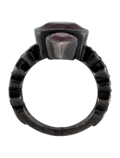 Hueb 18K 8.30ctw Ruby Astro Cocktail Ring