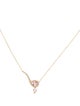 Hueb 18K 2.15ctw Morganite & Diamond Spectrum Pendant Necklace