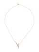 Hueb 18K 2.15ctw Morganite & Diamond Spectrum Pendant Necklace