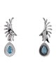 Hueb 18K 10.04ctw Topaz & Diamond Apus Convertible Drop Earrings