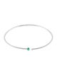 Hueb 18K Emerald & Diamond Spectrum Choker Necklace