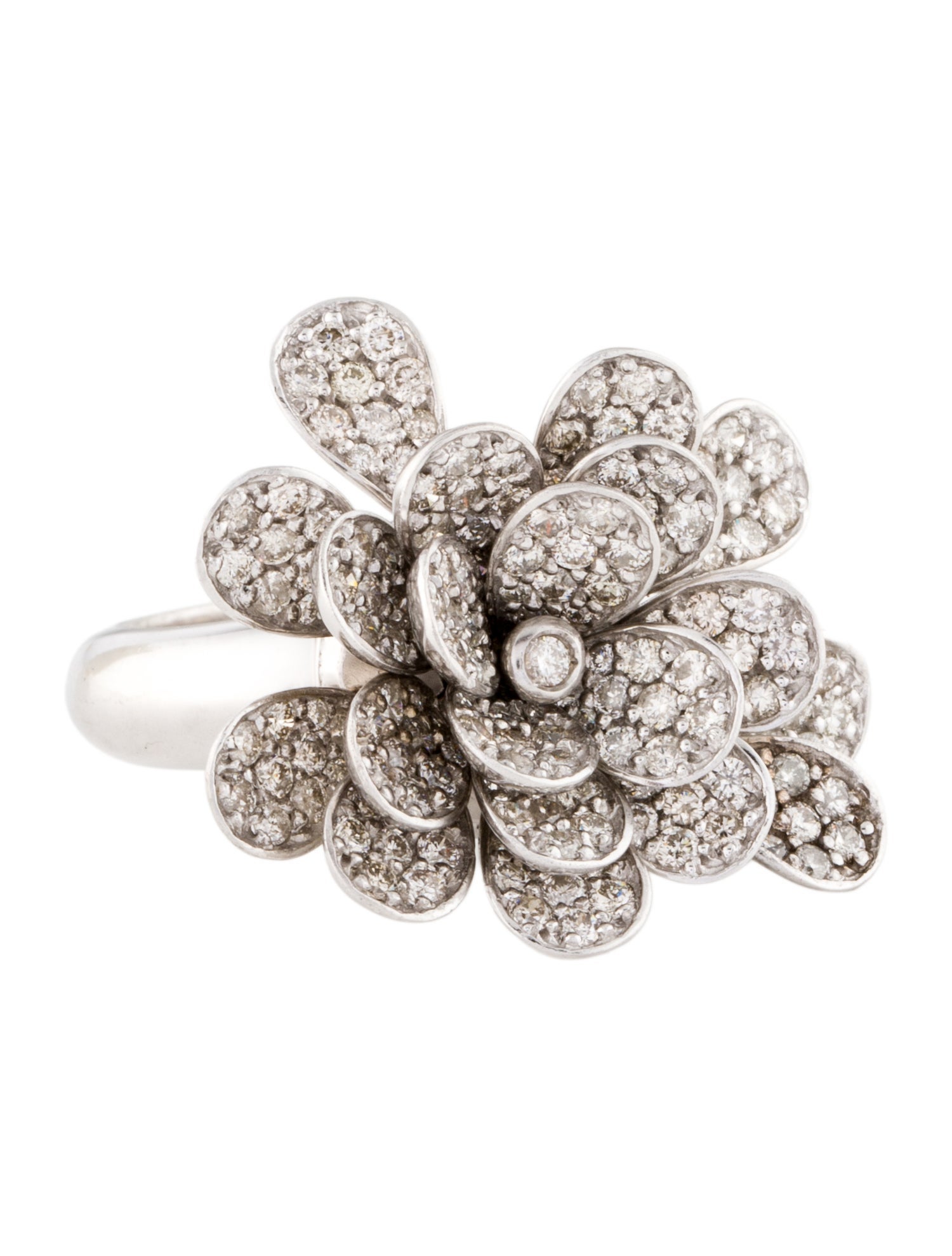 Hueb 18K 2.65ctw Diamond Secret Garden Cocktail Ring