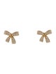 Hueb 18K Diamond Bow Stud Earrings