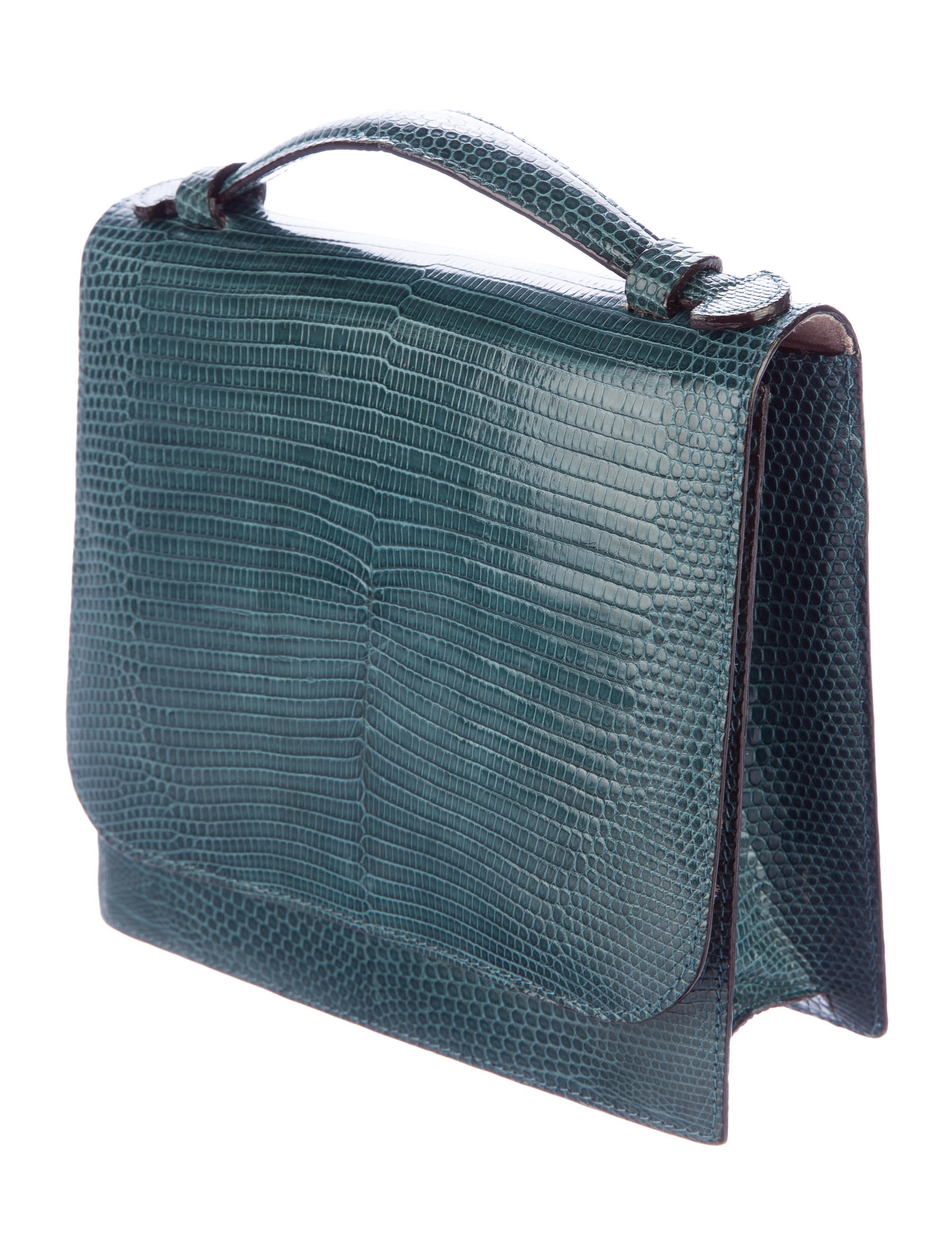 Hunting Season Lizard Flap Crossbody Bag Handbags HUN20224 The RealReal