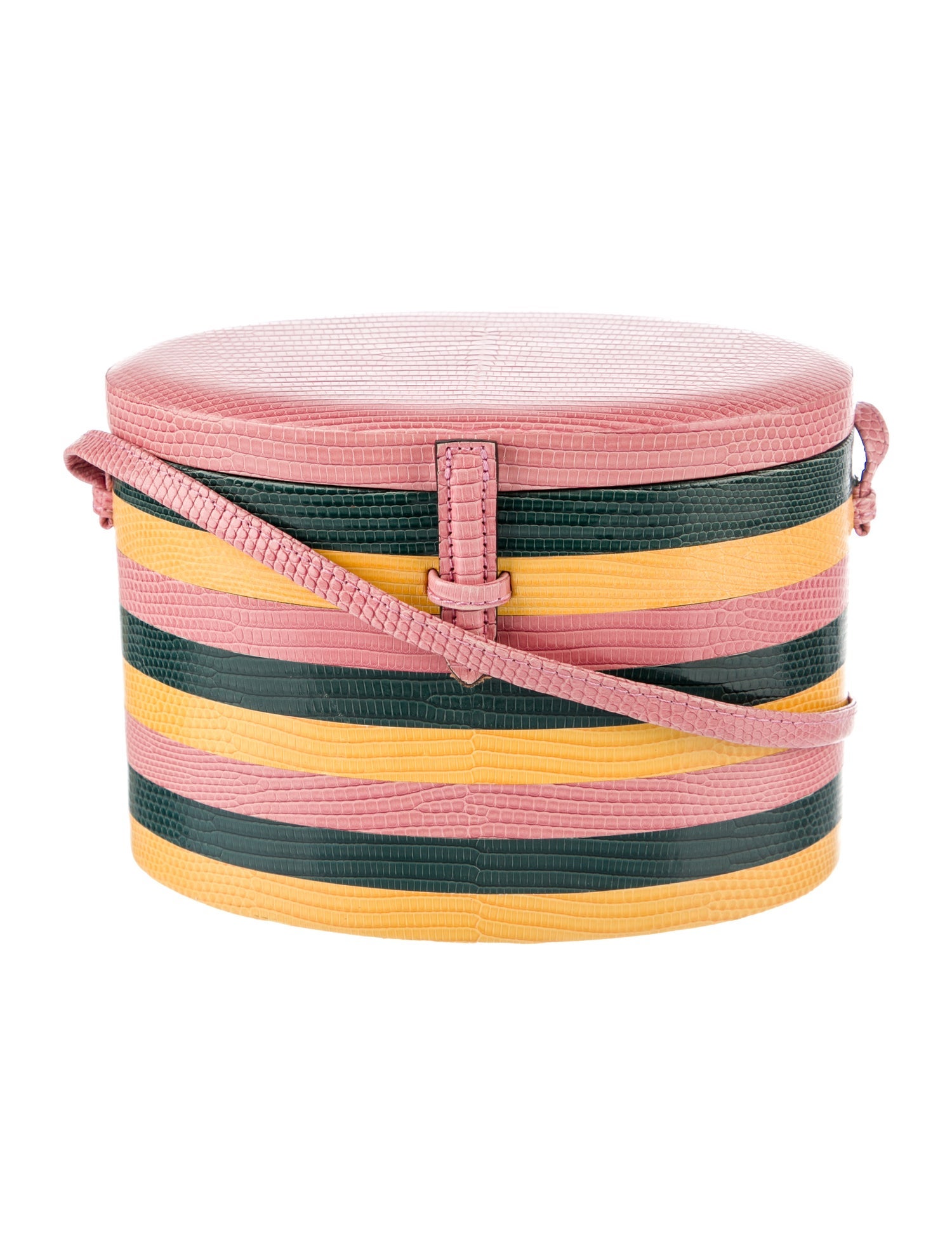 Hunting Season Lizard Tricolor Crossbody Bag Green Crossbody Bags