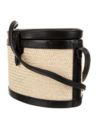 Hunting Season Raffia Bucket Bag