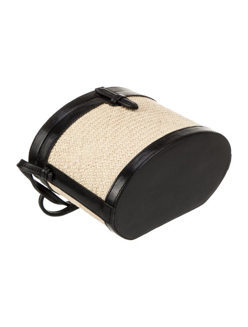 Hunting Season Raffia Bucket Bag