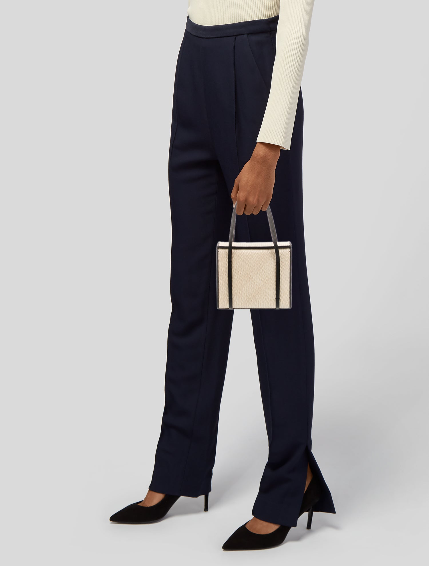 Hunting Season Straw Top Handle Bag