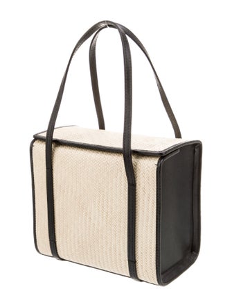 Hunting Season Straw Top Handle Bag