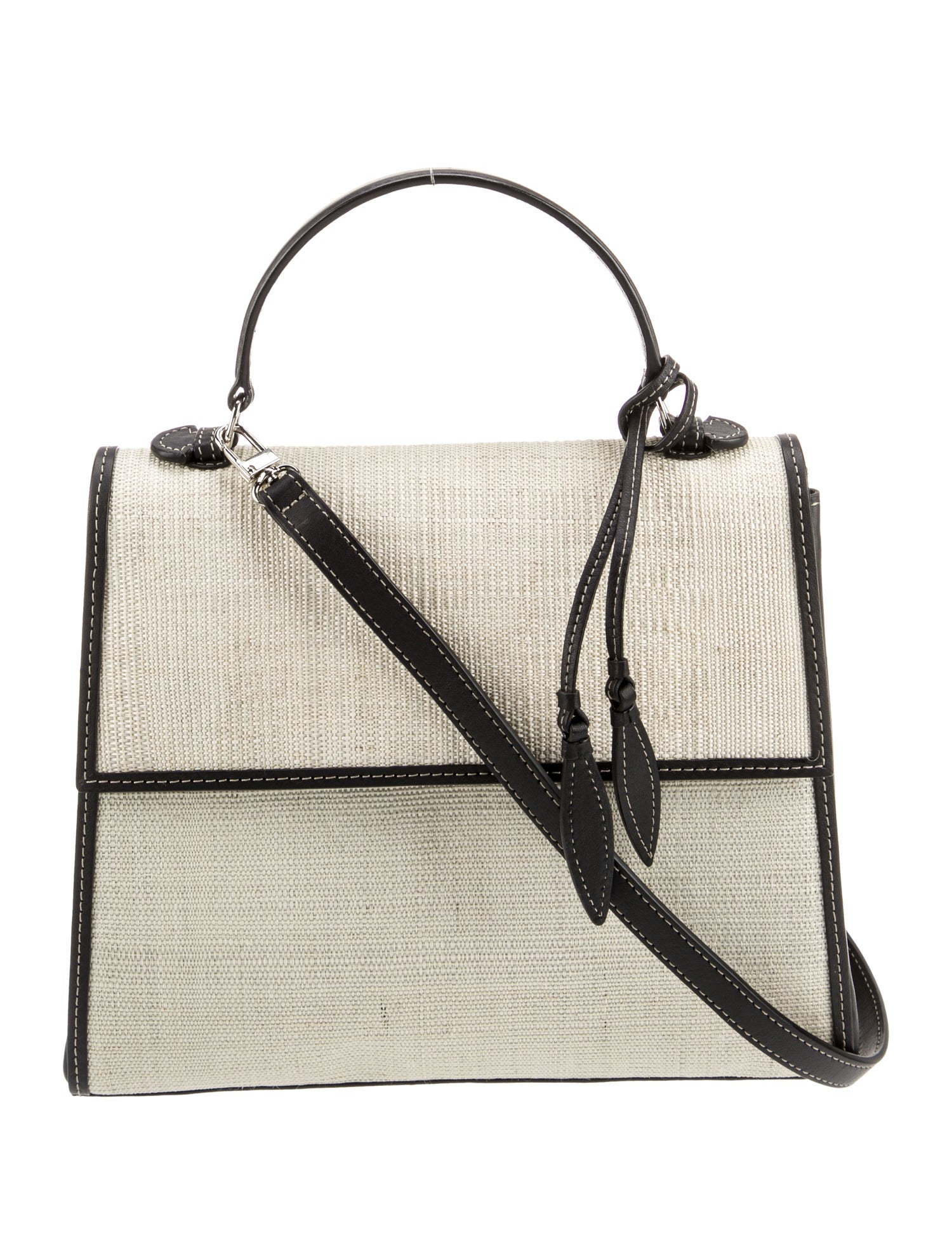 Hunting Season Raffia Top Handle Bag