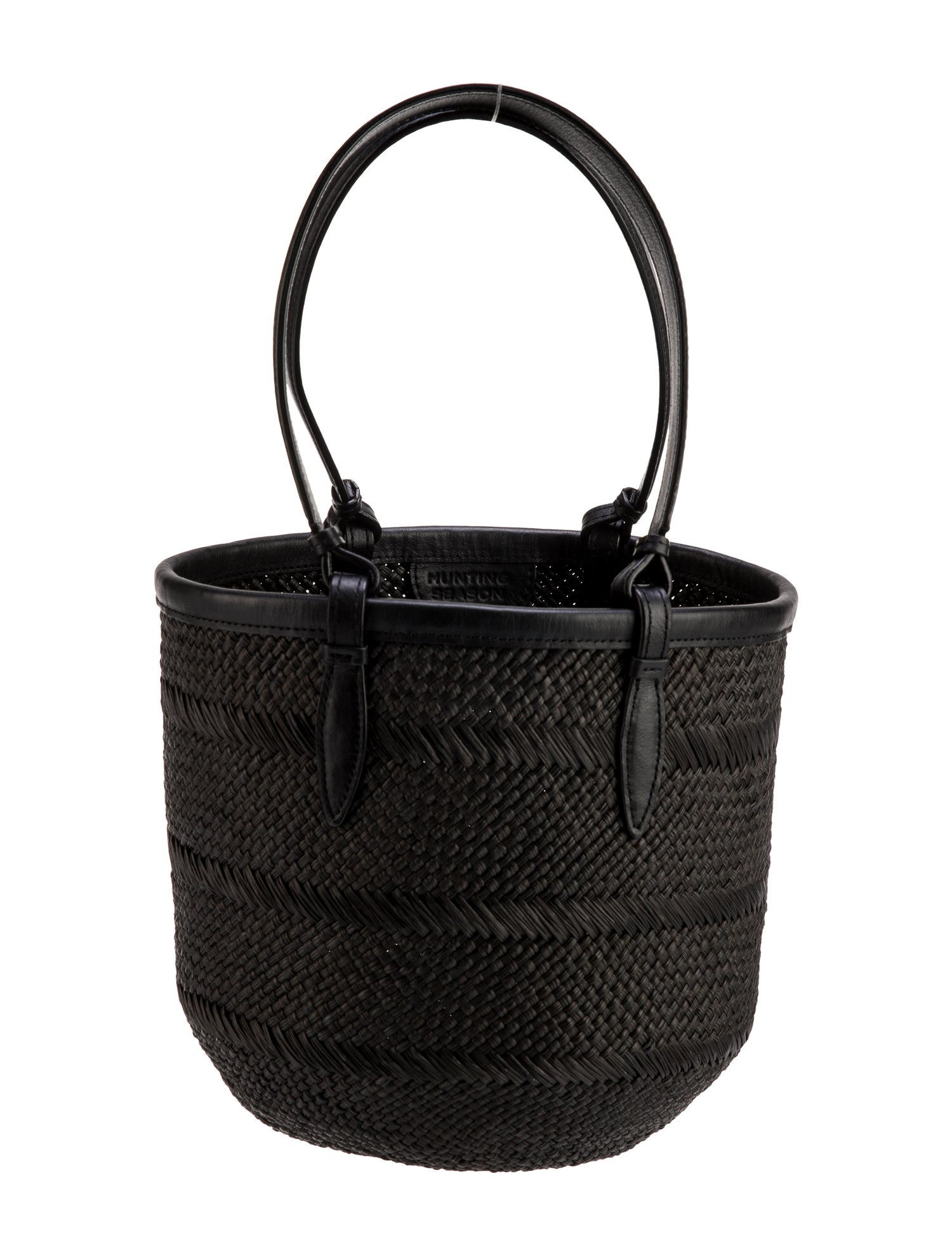 Hunting Season Raffia Top Handle Bag w/ Tags