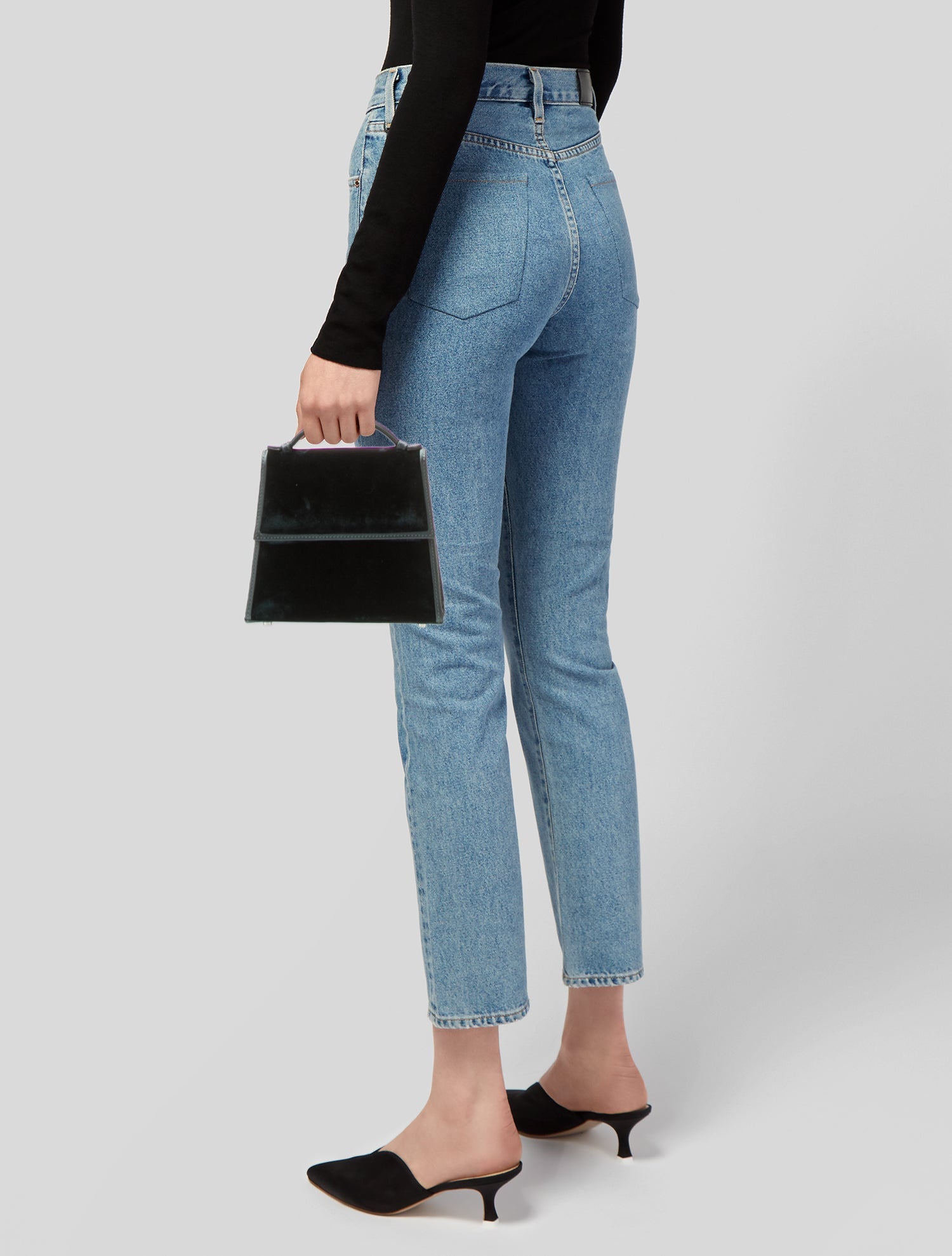 Hunting Season Velvet Top Handle Bag