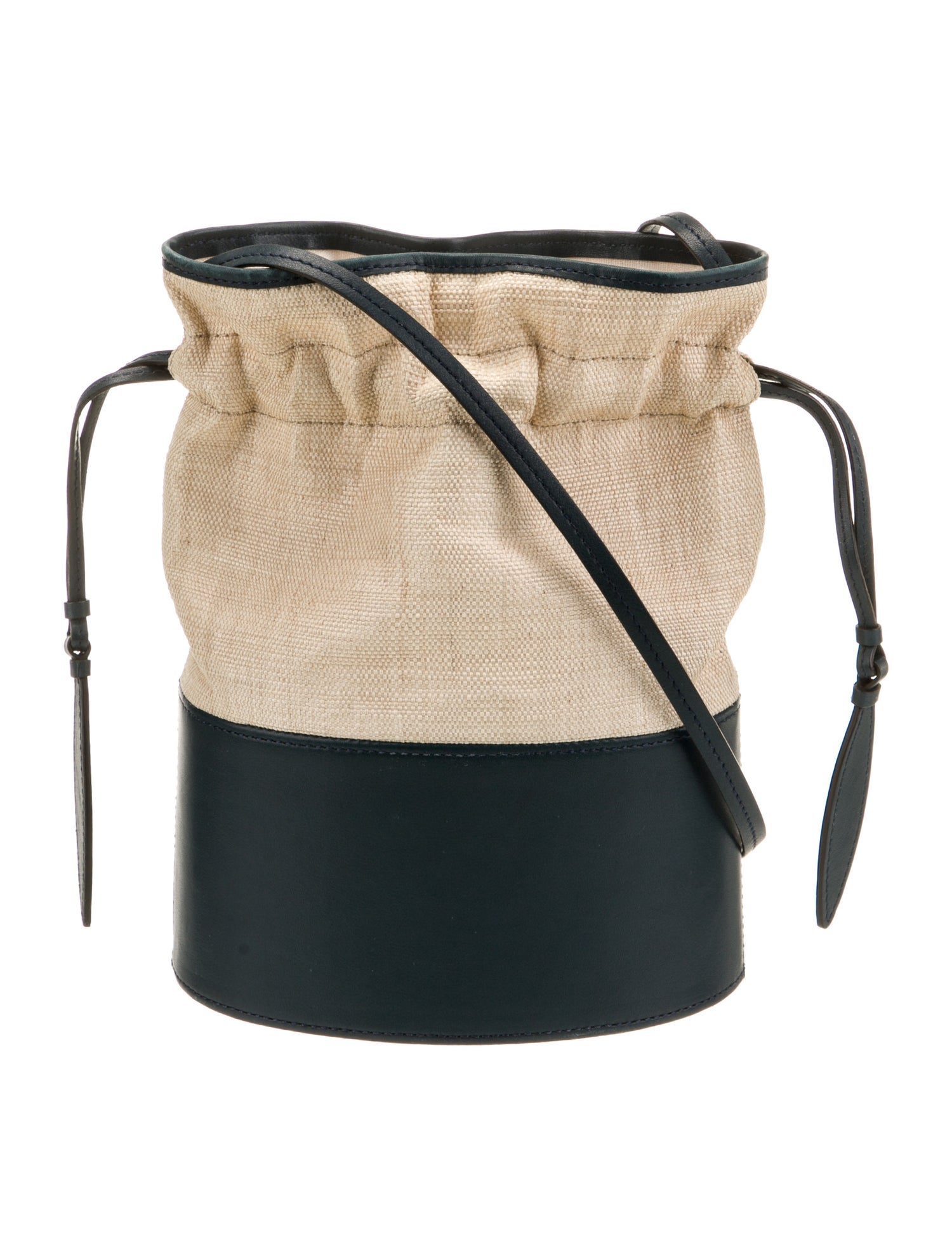 Hunting Season Raffia Bucket Bag