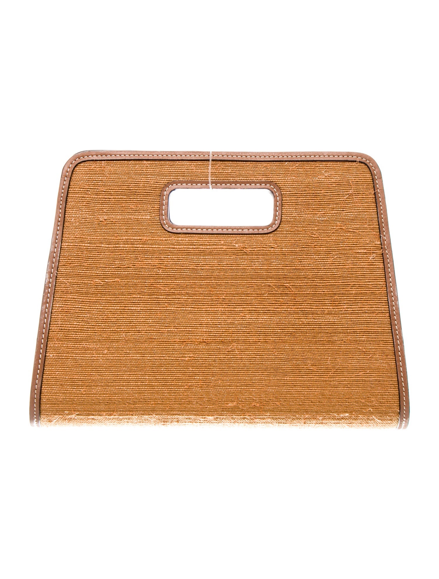 Hunting Season Raffia Top Handle Bag