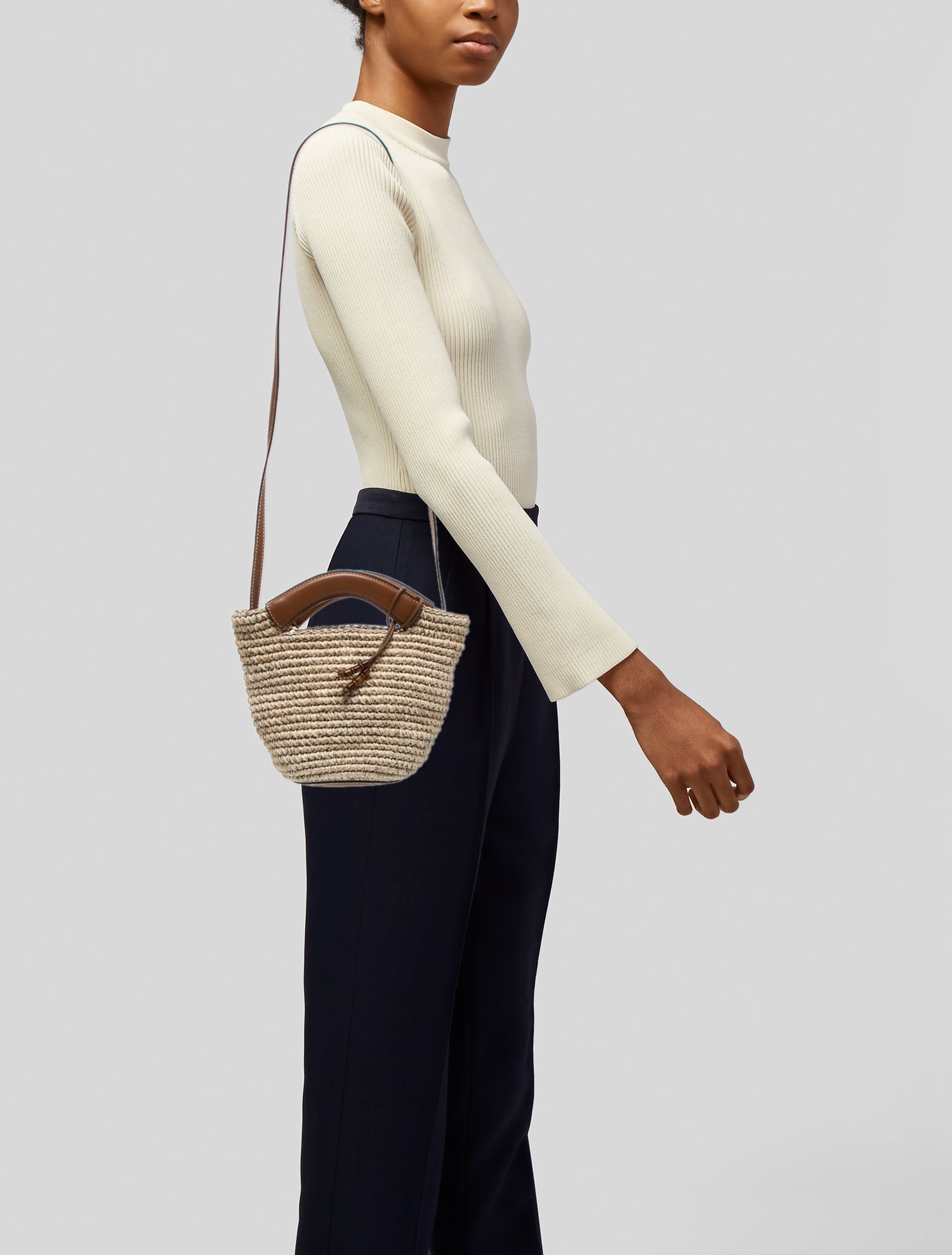 Hunting Season Raffia Shoulder Bag