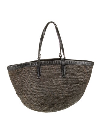 Hunting Season Raffia Tote