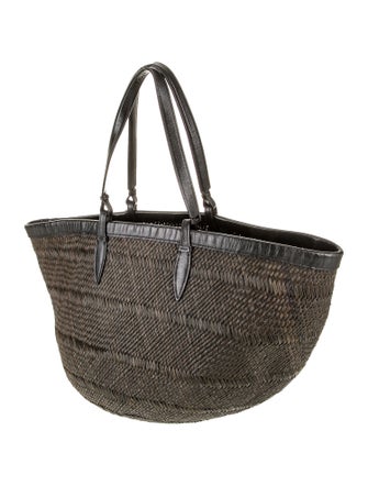 Hunting Season Raffia Tote