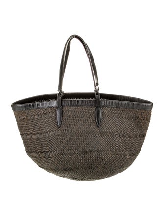Hunting Season Raffia Tote