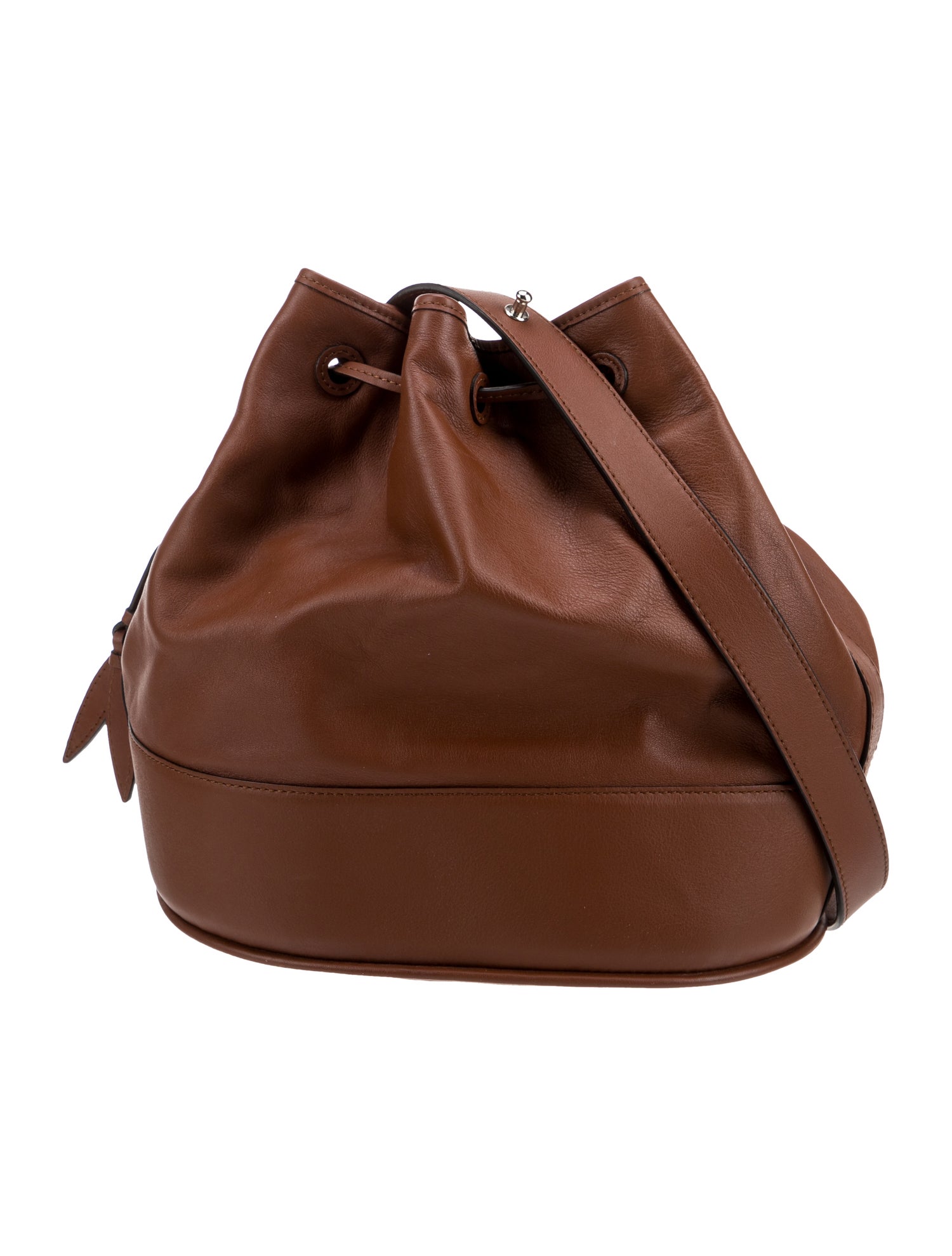 Hunting Season Leather Bucket Bag
