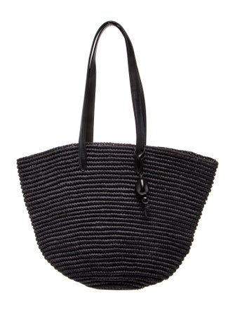 Hunting Season Raffia Tote