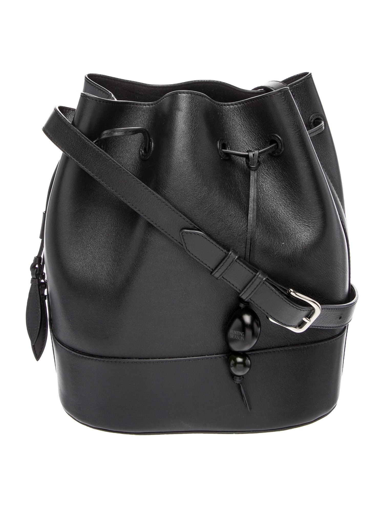 Hunting Season Leather Bucket Bag