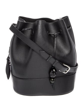 Hunting Season Leather Bucket Bag