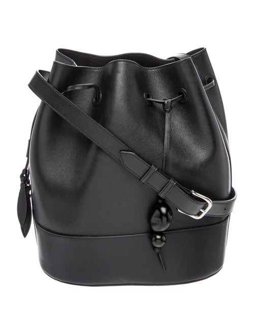 Hunting Season Leather Bucket Bag