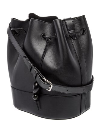 Hunting Season Leather Bucket Bag