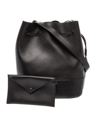 Hunting Season Leather Bucket Bag