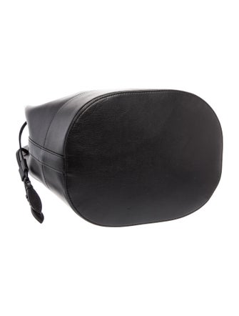 Hunting Season Leather Bucket Bag