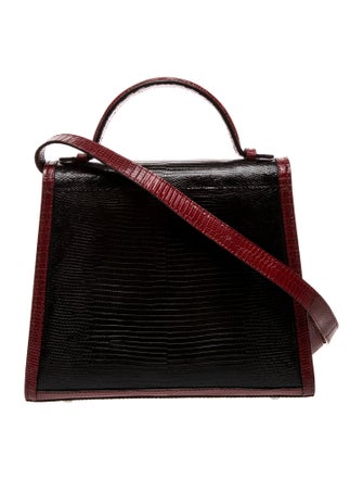 Hunting Season Lizard Top Handle Bag Medium