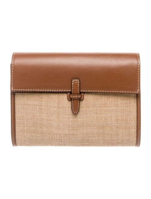 Hunting Season Raffia Clutch