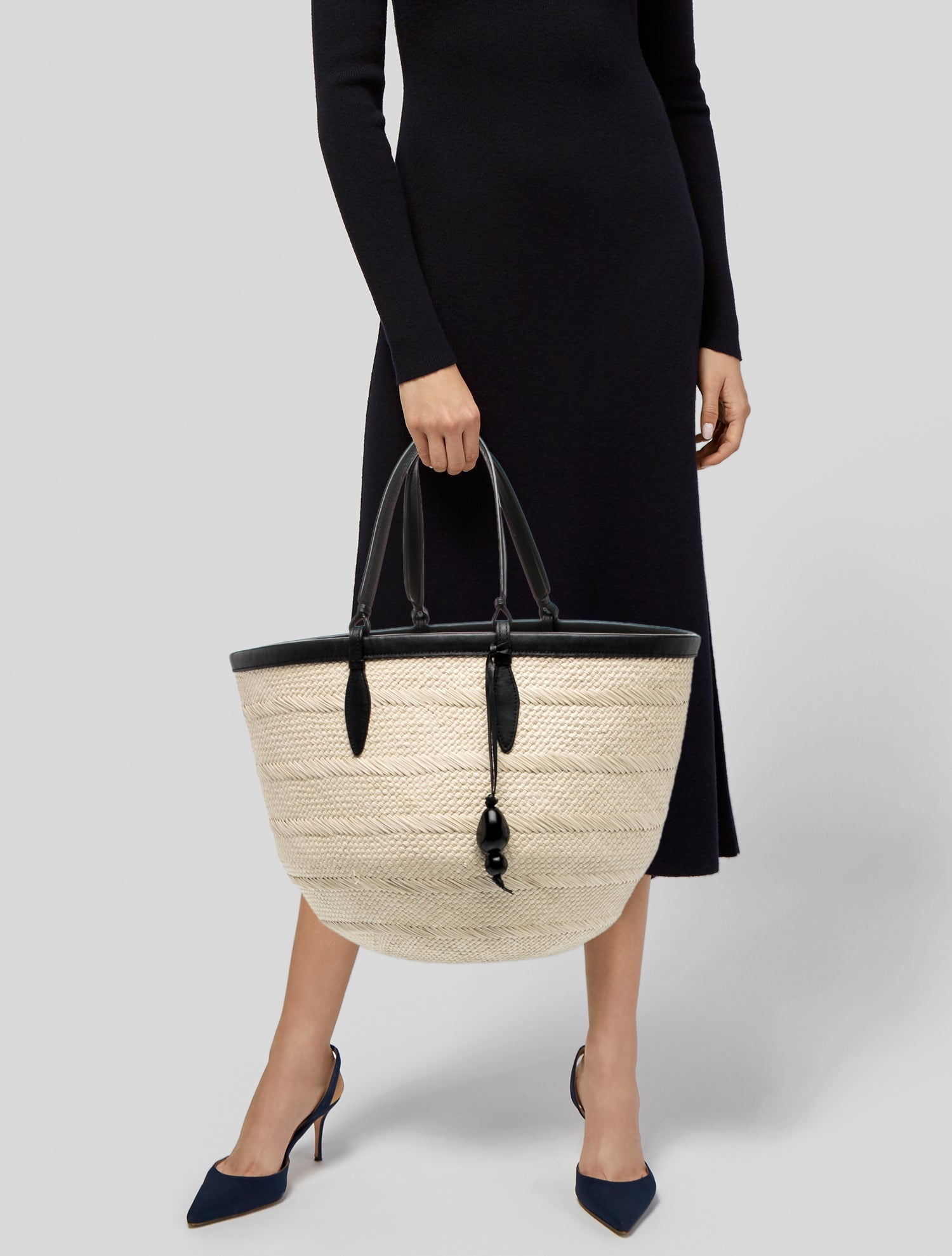 Hunting Season Raffia Tote