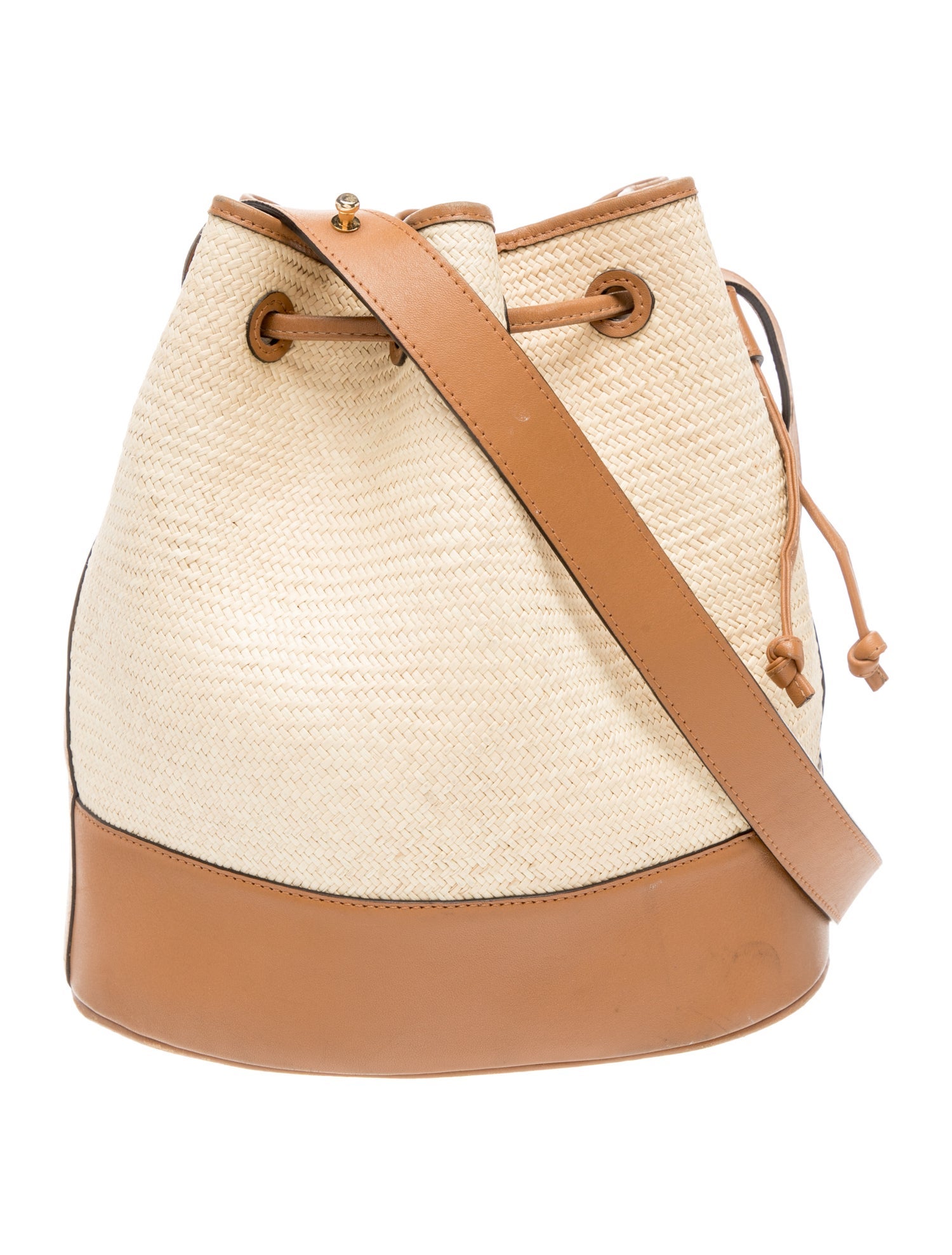 Hunting Season Straw Bucket Bag