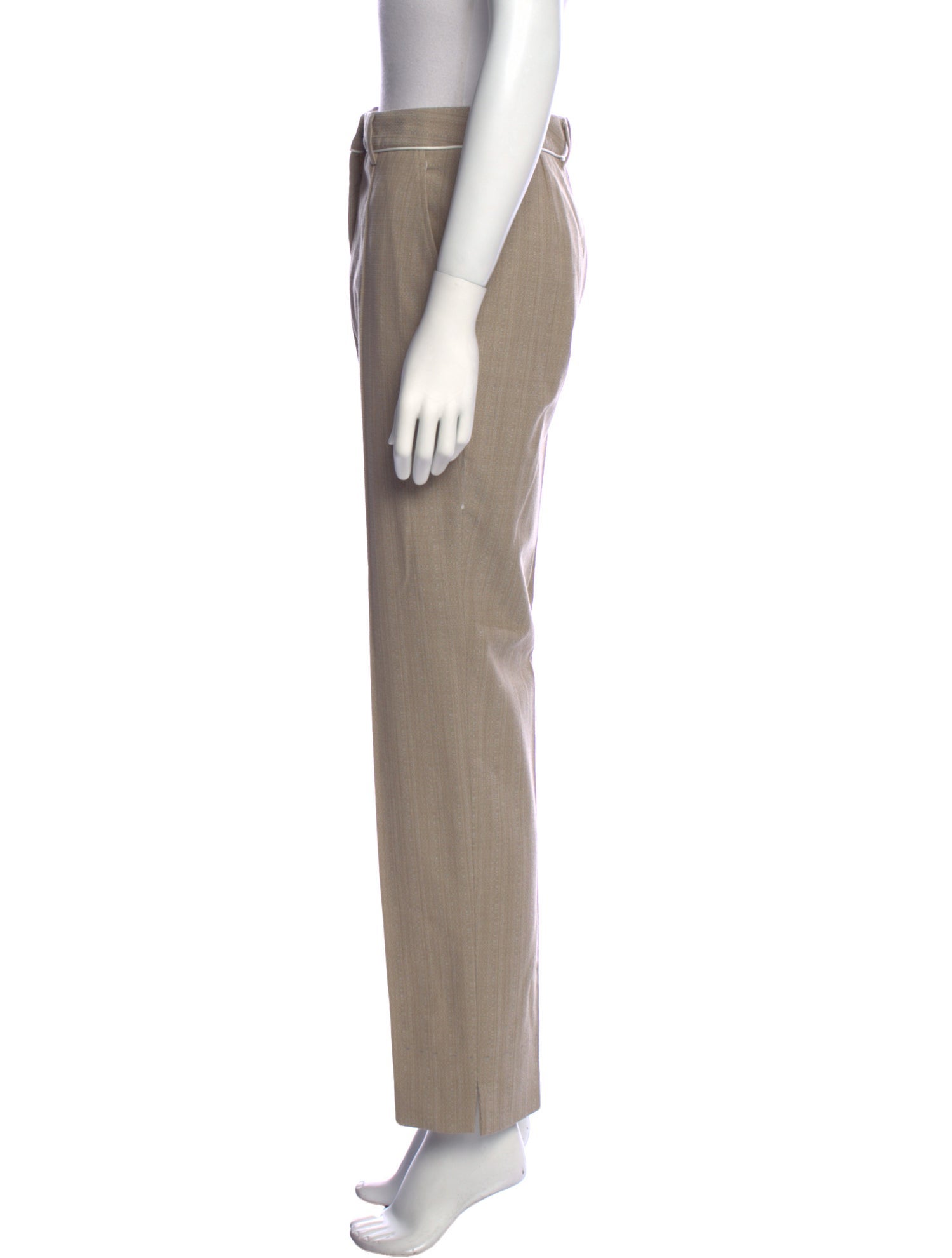 パンツ HUSSEIN CHALAYAN layered cotton pants 46 Hussein Chalayan Cotton Linen Pants