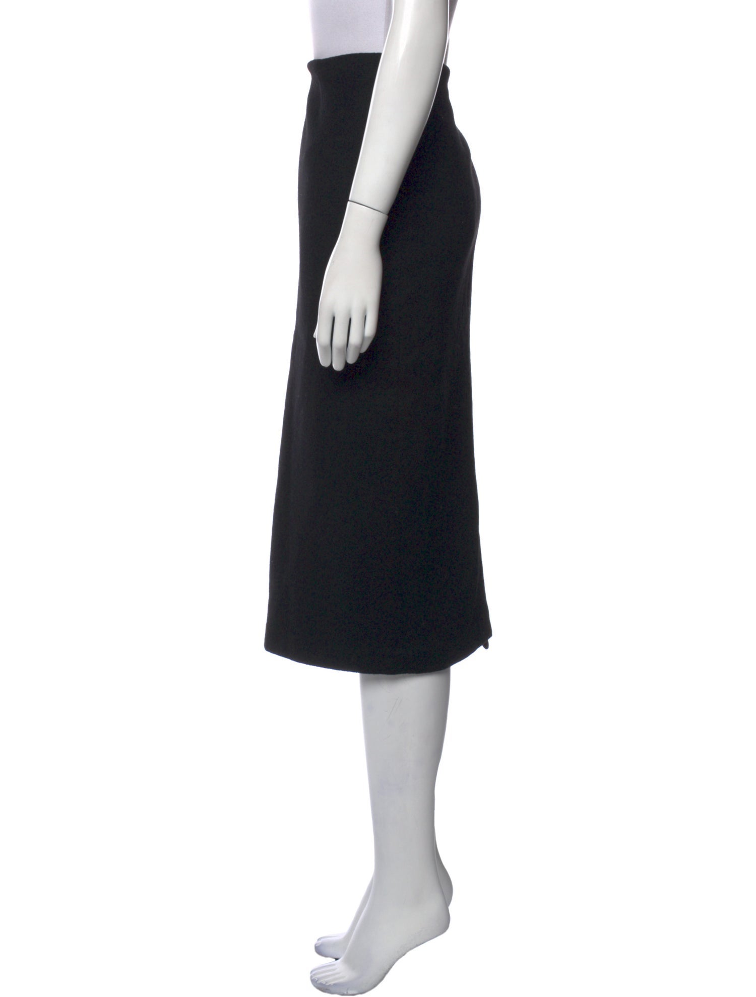 Hussein Chalayan Wool Midi Length Skirt