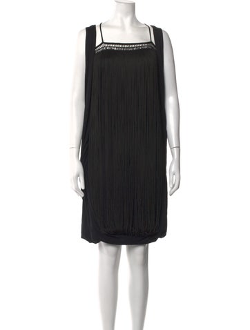 Pre-owned Chalayan Vintage Mini Dress In Black