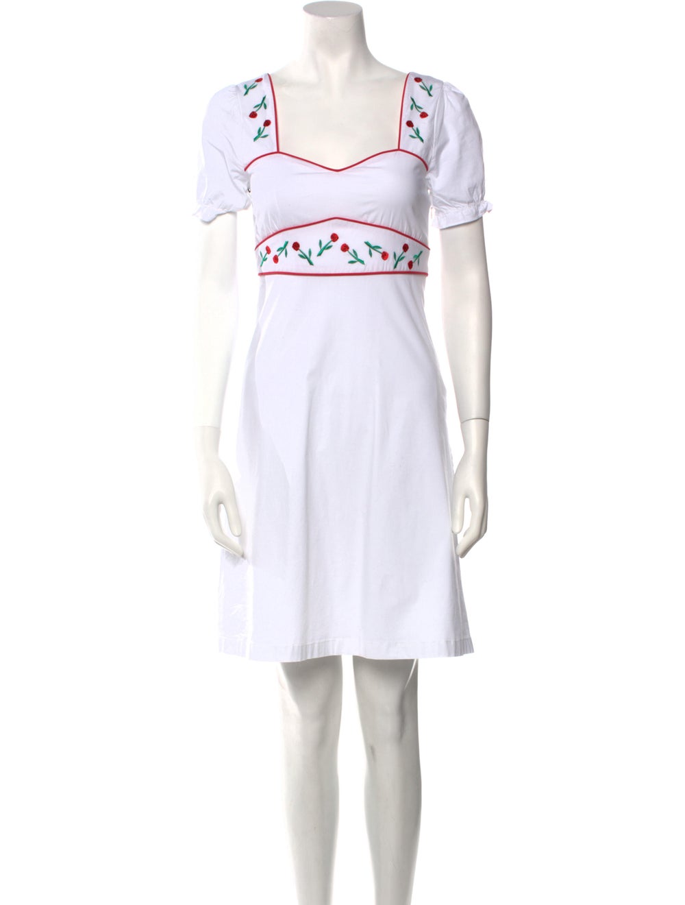 HVN Printed Mini Dress - image 1