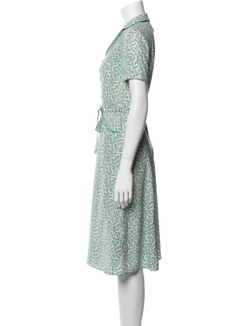 HVN Silk Midi Length Dress