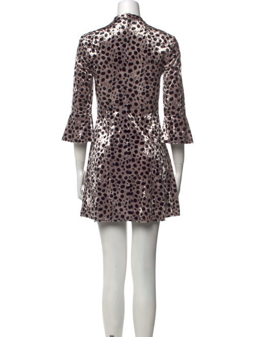 HVN Animal Print Mini Dress