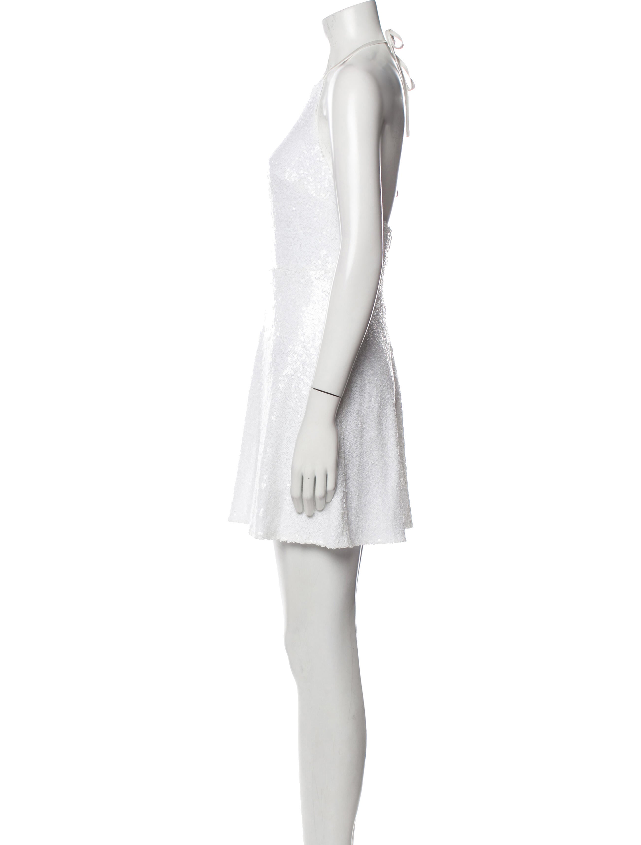 HVN Halterneck Mini Dress