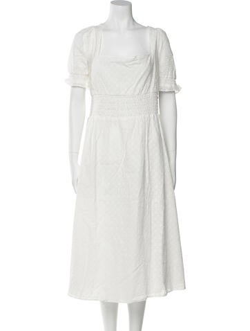 HVN Dresses Square Neckline Midi Length Dress US 20 | 4XL